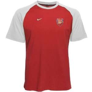  Nike Arsenal Red Club Raglan T shirt