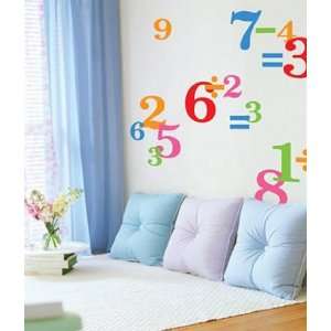  NUMBER PEEL & STICK WALL DECO MURAL STICKER PS 58030