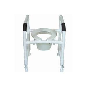  Toilet Safety Frame, (Adj. Height) w/Deluxe Elongated Open 