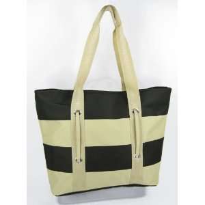   Nautical Striped Beach Bag or Re Useable Grocery Tote 