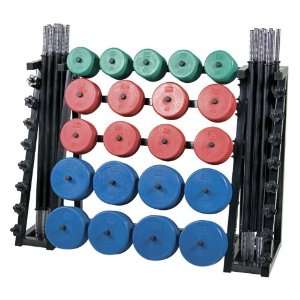  Power Systems CardioBarbell Storage Rack and 20 Plus Sets 