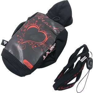  Zipper Jacket Case for Cell Phone and , Heart for ipod nano 