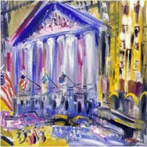  Stock Exchange by Richard H. Fox. Size 16.00 X 16.00 Art 