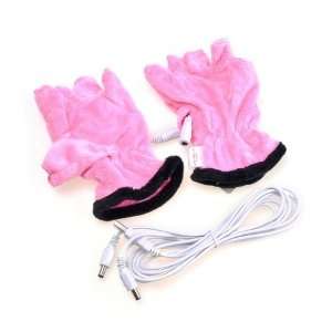 NEEWER® Pink Pig USB Laptop Heating Wool Hands Warm Gloves Heated 