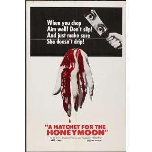 Hatchet for the Honeymoon Poster Movie 27 x 40 Inches   69cm x 102cm 