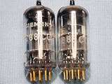   Siemens & Halske CCa E88CC 6922 dual triode vacuum audio tube gold pin