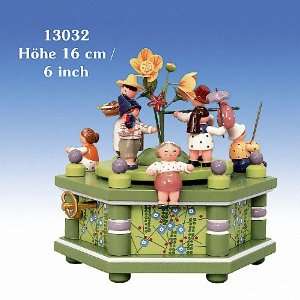    Large Music Box   Village Festival (6.3 inches)