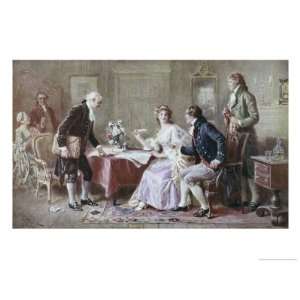  The Marriage Contract Giclee Poster Print by Jean Leon 