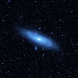  Andromeda Galaxys Older Stellar Population in Blue 