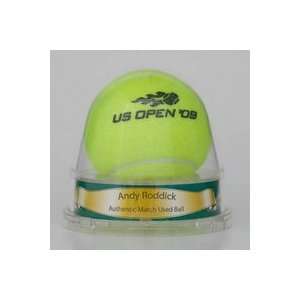  Andy Roddick 2009 US Open Match Used Ball Sports 