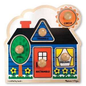    Melissa and Doug First Shapes Jumbo Knob Puzzle Toys & Games