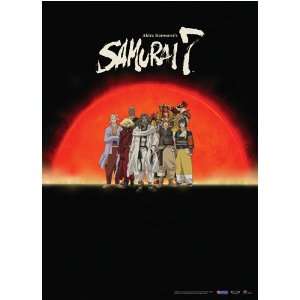  Samurai Seven 7 Anime Fabric Wall Scroll Poster Ge9673 