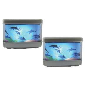 Aquarium Lamp with Fish Ocean in Motion Revolving Aquatic Scene (Gift 