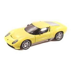  Lamborghini Miura Concept 1/24 Yellow Toys & Games