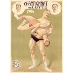  1906 French Championnat de Lutte professional wrestling 
