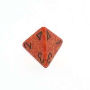  Chessex Speckled 16mm Fire d4 Toys & Games