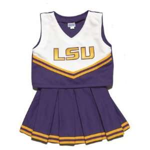  LSU Tigers NCAA Cheerdreamer Two Piece Uniform (Purple 
