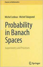   and Processes, (364220211X), Michel Ledoux, Textbooks   