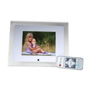  5.6 Digital Photo Frame   White matte with clear acrylic 