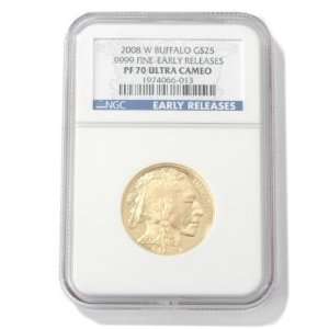   Gold Buffalo Coin PF70 Ultra Cameo Early Release NGC Sports
