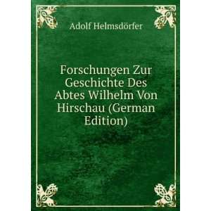   Von Hirschau (German Edition) Adolf HelmsdÃ¶rfer  Books