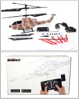 3CH Missile Launching RC Army Helicopter iOS/Andiord iPhone Control 