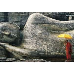  Sleeping Buddha Asian Religious Photography Poster 24 x 36 