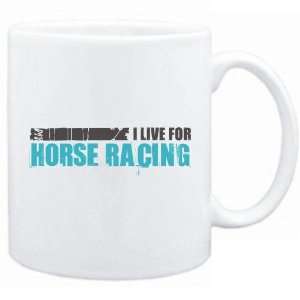  New  I Live For Horse Racing  Mug Sports
