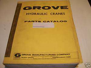 GROVE RT60 Crane PARTS Manual 01/1976 Caterpillar 3208  