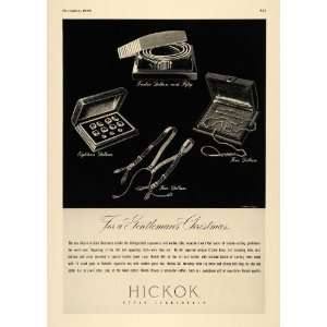  1936 Ad Hickok Mens Dress Accessories Belt Cufflinks 