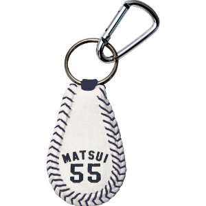 MLB Hideki Matsui Baseball Keychain 