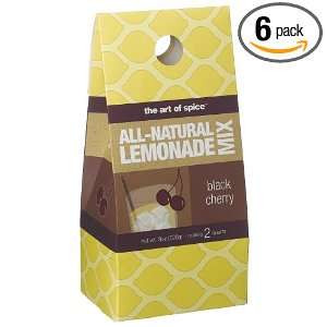 Urban Accents Black Cherry Lemonade, 8 Ounce Boxes (Pack of 6)  