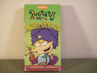 Nickelodeon RUGRATS Angelica Knows Best MOVIE VHS 097368391734  