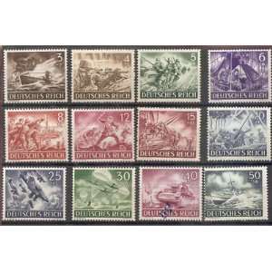   Germany Lot Set World War Two Reich Armed Forces Heros Postage MNHOG
