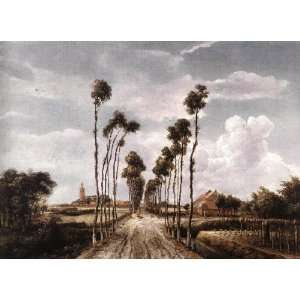   name The Alley at Middelharnis, By Hobbema Meyndert