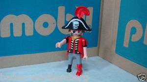 Playmobil pirates series red pirate klicky with peg leg  