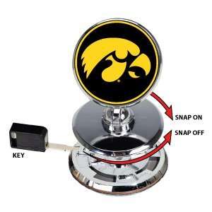  University of Iowa Vertical Medallion HoodEz Automotive