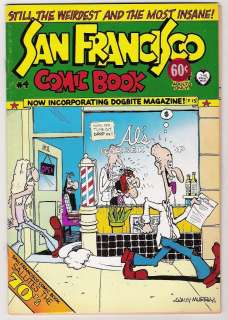 San Francisco Comic Book #4 VF  7.5 Robert Crumb Art  