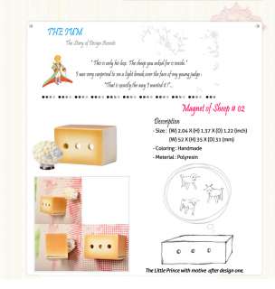 The Little Prince Sheep ★ Room Desk Design Magnets set  