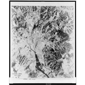  Aerial,Nagasaki, after the bombing 1946,Nagasaki shi