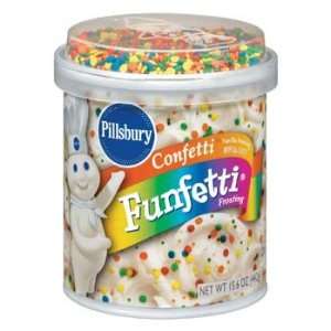 Pillsbury Confetti Funfetti Vanilla Frosting 15.6 oz  