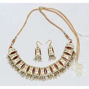  Design Indian Handmade Fashion Lakh Lac Jewelry Necklace & Earring 