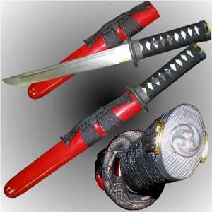   Tanto Sword   Choose Black or Red Scabbard