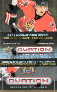 2008/09 Upper Deck Ovation Hockey Volume 2 Box (Tin)  