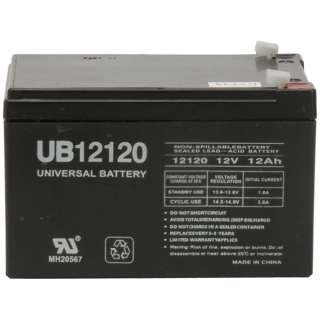 UPG D5744 SLA BATTERY 12V;12AH; F1 TERMINALS  UB12120 806593457449 