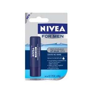  Nivea For Men Lip Balm, Replenishing Health & Personal 