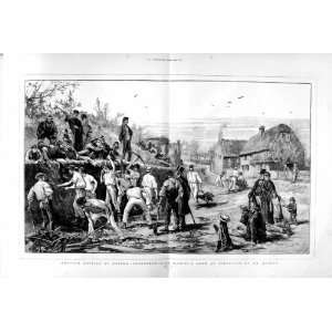  1874 Oxford Undergraduates Making Road Ruskin Country 