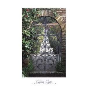  Garden Gate   Fioli, CA by John Glover. Size 24.00 X 18.00 