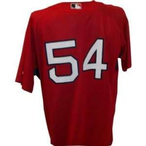 Darnell McDonald #54 2010 Red Sox Game Used Spring Training Batting 