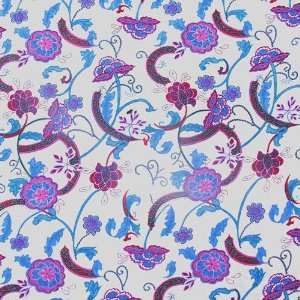   Printed Linen Aubade Azure Fabric By The Yard Arts, Crafts & Sewing